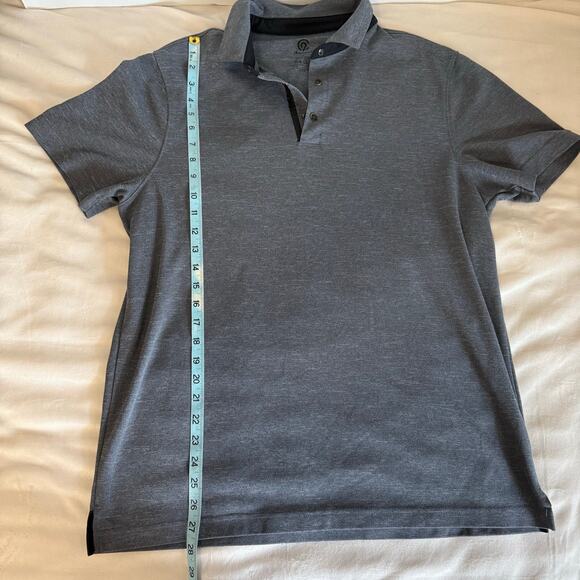 Champion 9 Mens Gray Short Sleeve Polo Size Large - Picture 6 of 8